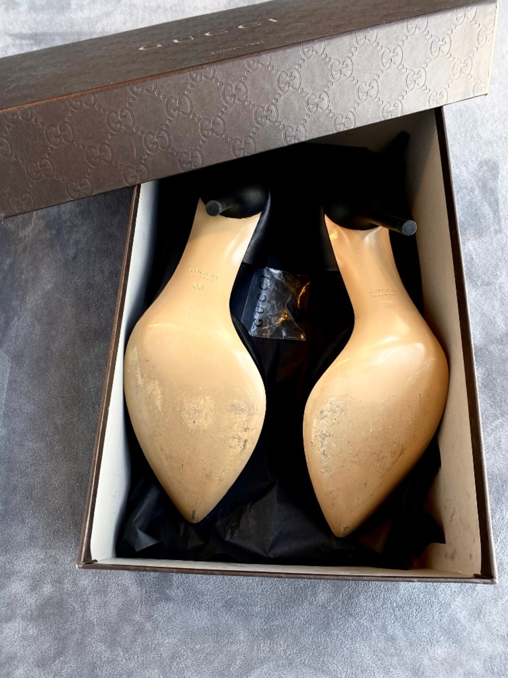 Black Gucci Pumps 38 - Picture 3 of 6